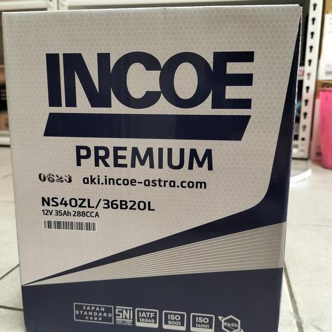 Aki Mobil Agya, Ayla, Calya, Sigra, Brio NS40ZL Incoe Premium 12v 35ah