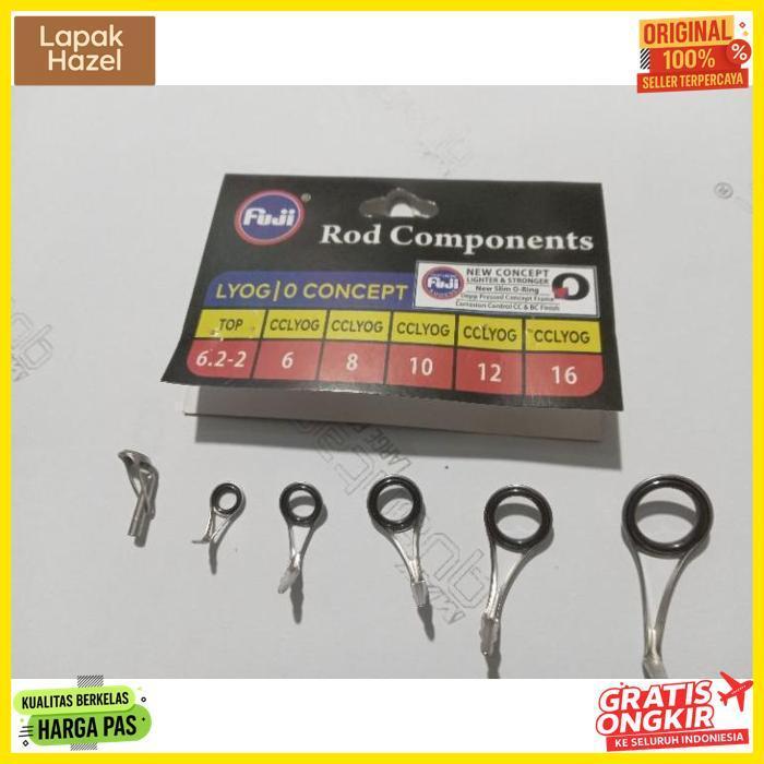 Diskon Ring Guide/Cincin/Mamarit Asli Fuji Isi 6Pcs Untuk Costum Joran Timbang, Joran Kolam,Sungai D