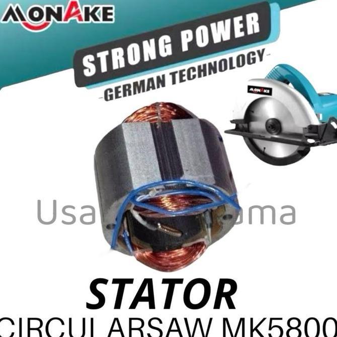 STATOR MK5800 CIRCULARSAW MONAKE MK 5800 SEPUL TEMBAGA STATOR BANTALAN CIRCULARSAW