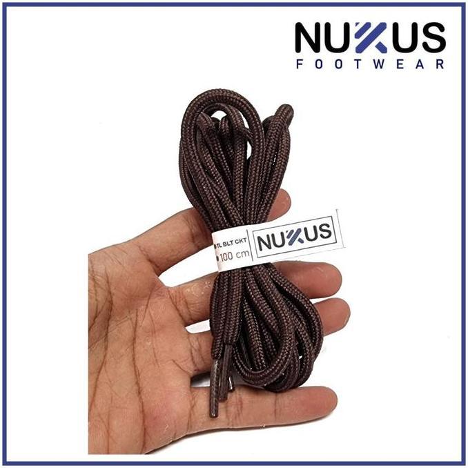 Nukus Tali Sepatu Bulat Coklat Tua 100 cm