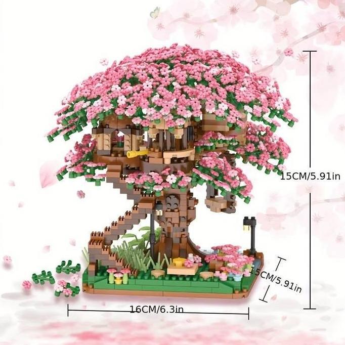 brick blok pohon mini sakura ZER