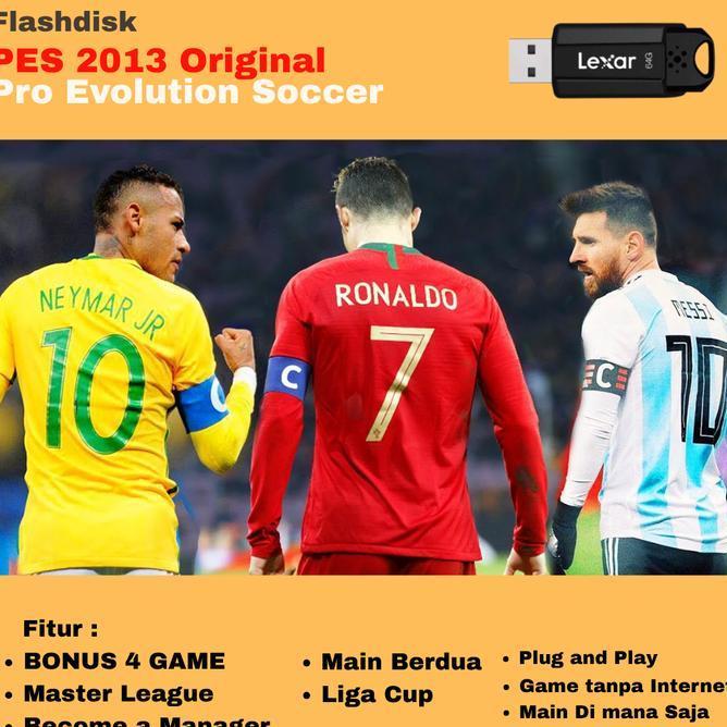 Lexar Flashdisk Pes 2013 Pro Evolution Soccer 64Gb Otg Storage Untuk Windows Bonus Update 2025 Game 