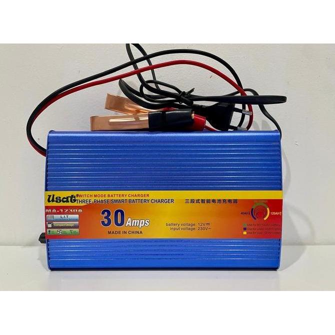 Bnr Charger Aki 12V 30A Usat / Charger Aki 12 Volt 30 Ampere Usat