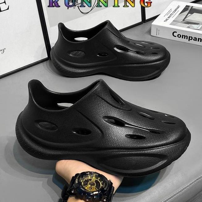 Running Sandal Pria Cod Sepatu Olahraga Outdoor Sandal Clog Baim Sandal Pria Eva Karet