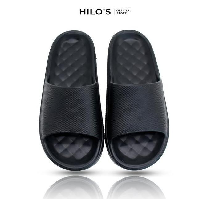 Hilos Sandal Selop Pria Polos Empuk Karet Eva Shoes Sandal Selop Kece Cowok