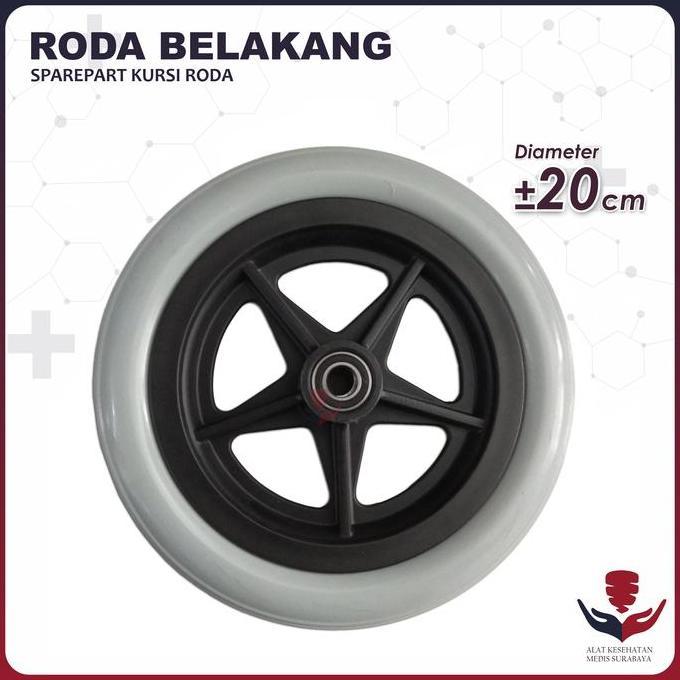 Suku Cadang Roda Belakang Wheel Chair Travelling Sparepart Kursi Roda