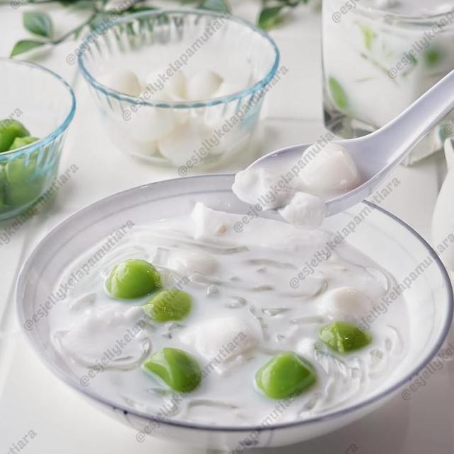 Es Jelly Kelapa Mutiaraes Jelly Coconutdessert Es Jelly Kelapa