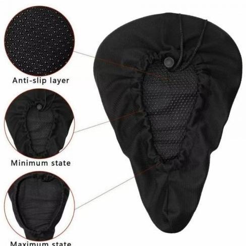 Promo ASP-011 Sarung Jok Sepeda Gunung Tebal 3D Gel Busa Empuk Lembut/ UNIVERSAL COD