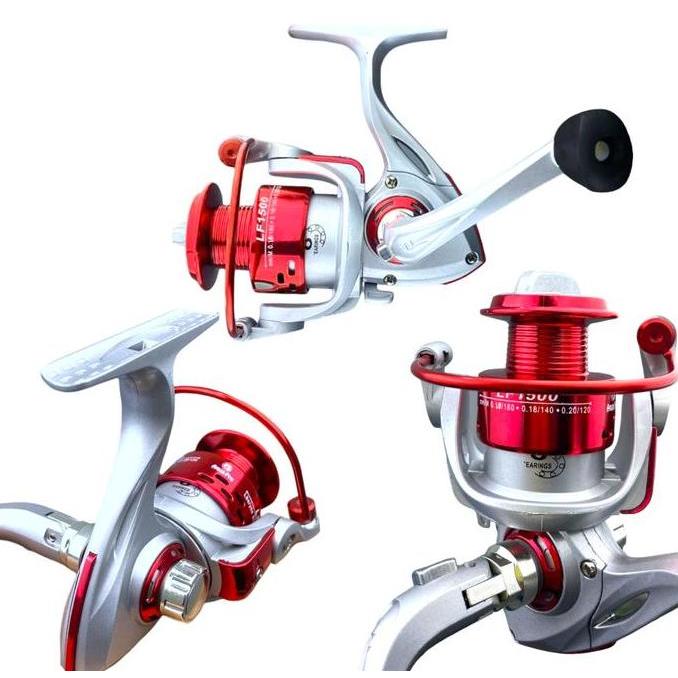 AquaPro - Reel Pancing LF1500 Harper 8 Ball Bearings Fishing Reel Dengan Gear Ratio 5.2:1 Untuk Mema