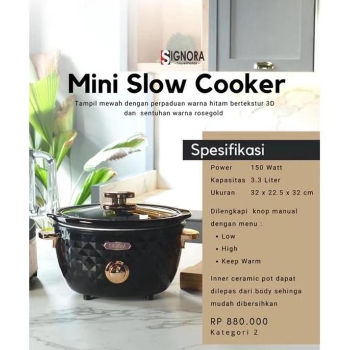Mini Slow Cooker Signora