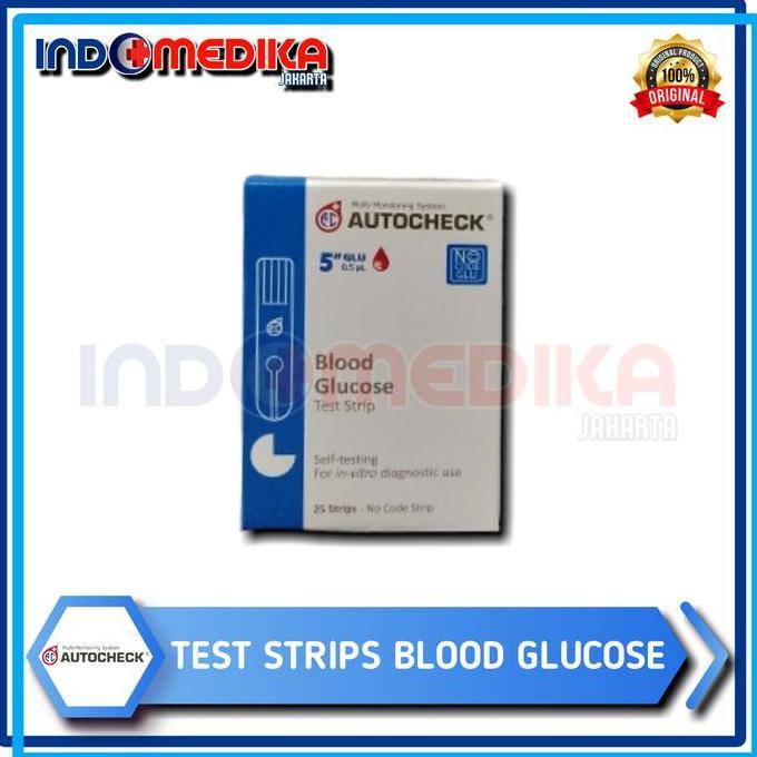 Strip Gula darah Autocheck / Blood Glucose Autocheck