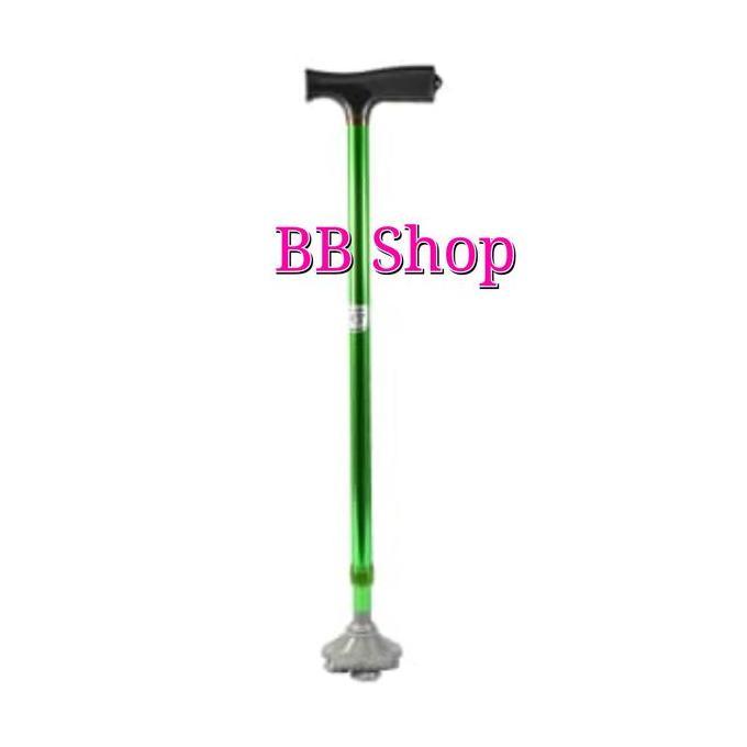 SQUAT N GO TONGKAT JALAN ADJUSTABLE MOVABLE CANE SLV SQUAT N GO