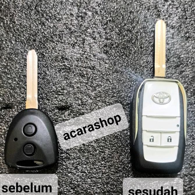 Promo Casing Flipkey Avanza untuk Mobil Toyota dengan Remote Kunci - Tidak Termasuk Chip Immobilizer