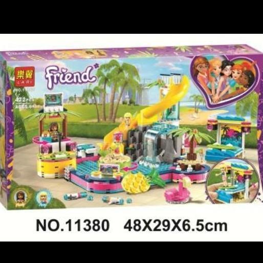 Brick Bela Lari 11380 Andrea's Pool Party 472pcs Mainan Building Block