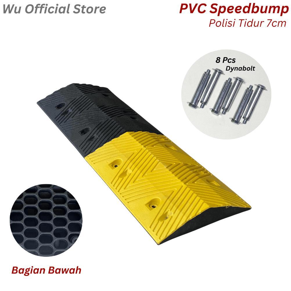 Speedbump 7 CM Rubber PVC / Polisi Tidur Karet 1 Meter