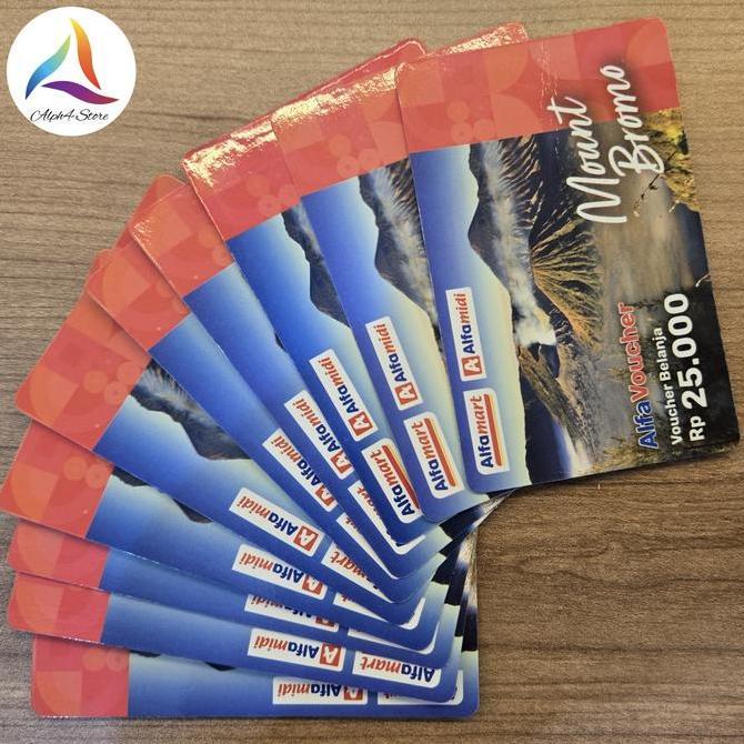 pela.store5 - voucher alfamart rp25.000 - kartu belanja mini market