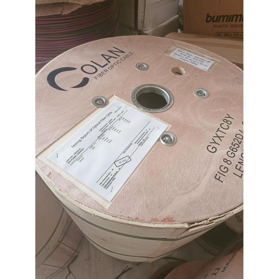 TERMURAH - KABEL FO FIG8 4/6/8/12 CORE COLAN 2000M