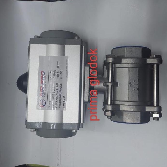 Ready Actuator ball valve 2"/pneumatic ball valve AT75/ball valve 2inch