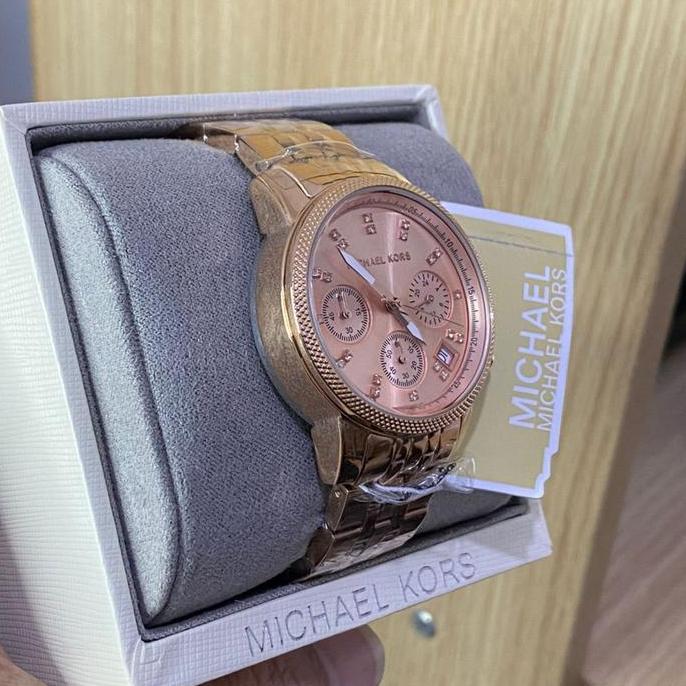 Ready [ ORIGINAL ] MK6077 Rosegold Dial 37mm