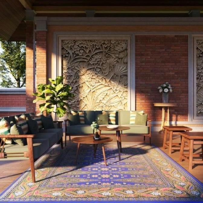 OSTRICH Karpet Permadani Tikar Turki Turkey Lipat Tebal Ekspor Dubai