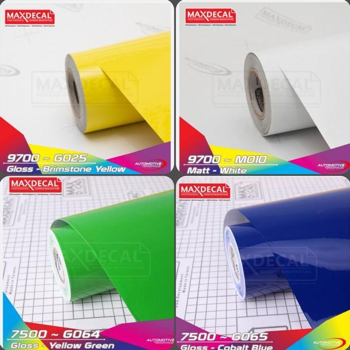 Stiker Skotlet Motor 1 Roll Stiker Mobil Maxdecal L 45Cm X P 15 Meter