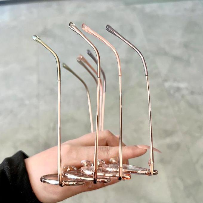 DB191 - Kacamata lensa photocromic anti radiasi wanita kacamata bingkai Cat Eye Anti UV fotocromic