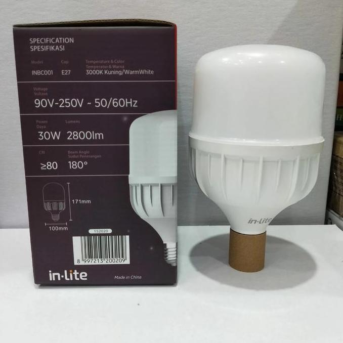 Ready  lampu led in-lite 30watt cahaya kuning/bohlam led in-lite 30Watt INBC0