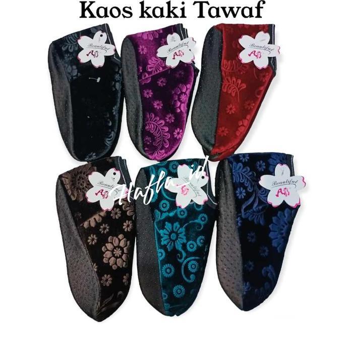 DE90 >> 3 pasang 6 pasang Kaos Kaki Tawaf  boot umroh wanita / Kaos Kaki Tawaf Warna / Kaos Kaki Taw