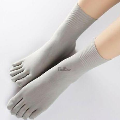 DF326 >> Kaos Kaki 5 jari Kulit Bahan Stocking Tebal Kaus Kaki Jempol wanita