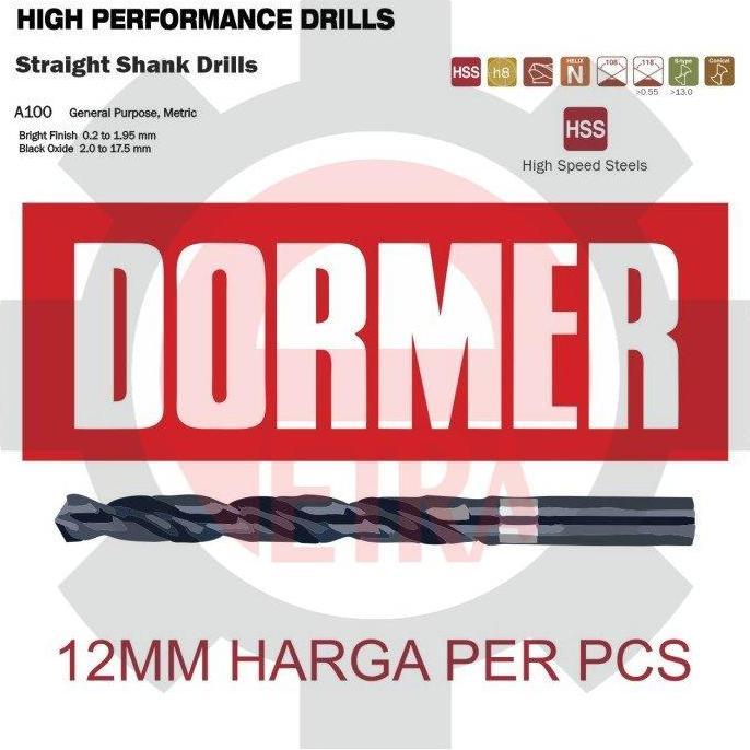 MATA BOR BESI DORMER 12 MM / MATABOR BESI DORMER 12MM ORIGINAL - Available