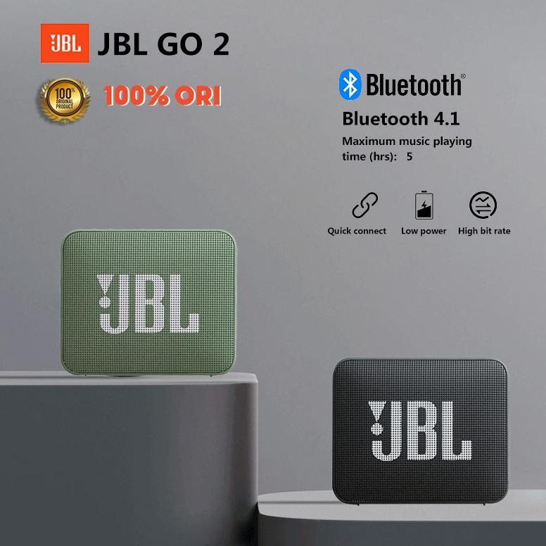 JBL Go 2 Portable Bluetooth Speaker IP67 waterproof and dustproof Speker Bluetooth Super Bass Sound 