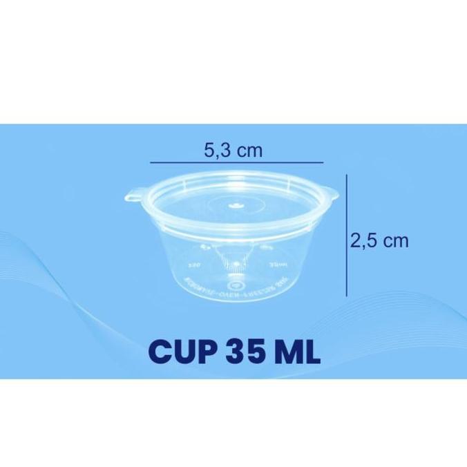 THINWALL SAUCE CUP 35ml / KEMASAN SAUCE 35ml
