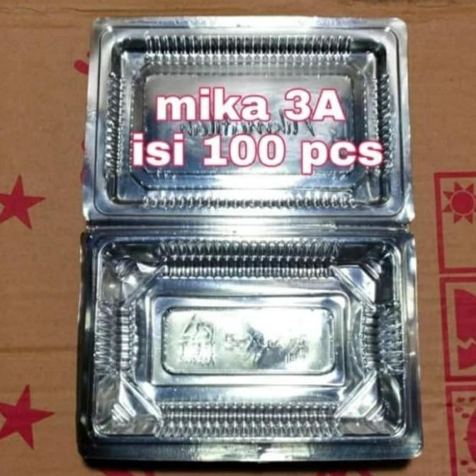 plastik mika 3A(isi 100 pcs)plastik mika/mika kue/plastik kue