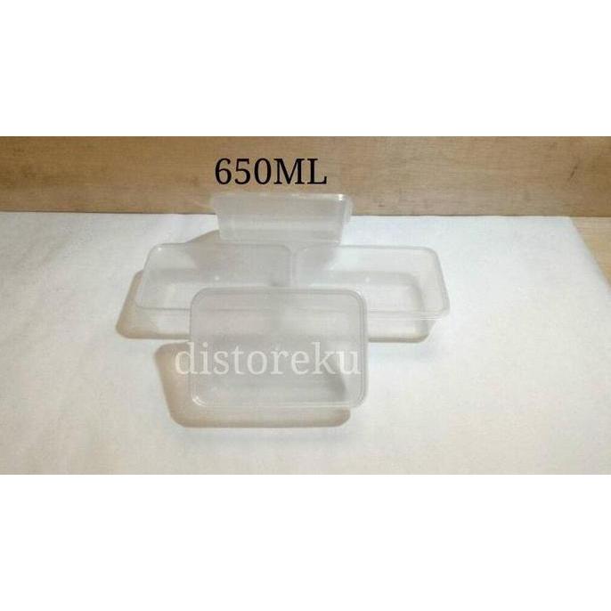 thinwall box plastik kotak tahan panas 650 ml tebal fim microwave