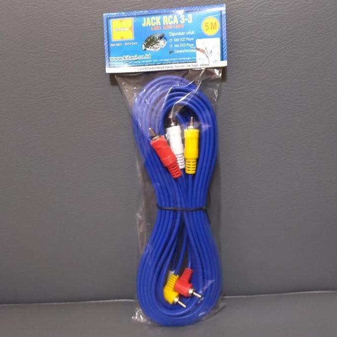 Kabel RCA 3-3 Kitani 5 meter