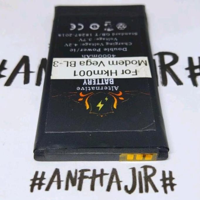 TERMURAH - BATRE BATREI ALTERNATIF FOR HKM 001 MODEM WIFI 4G VEGA BL-3 BOLT MIFI  BATRAI BATERAI HKM