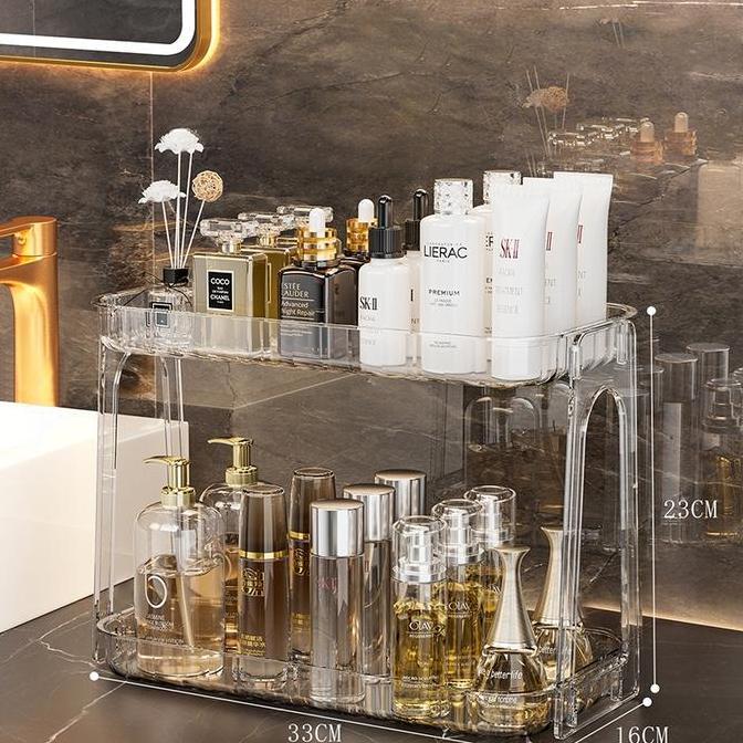 Rak 2 susun serbaguna / Rak kosmetik 2 susun