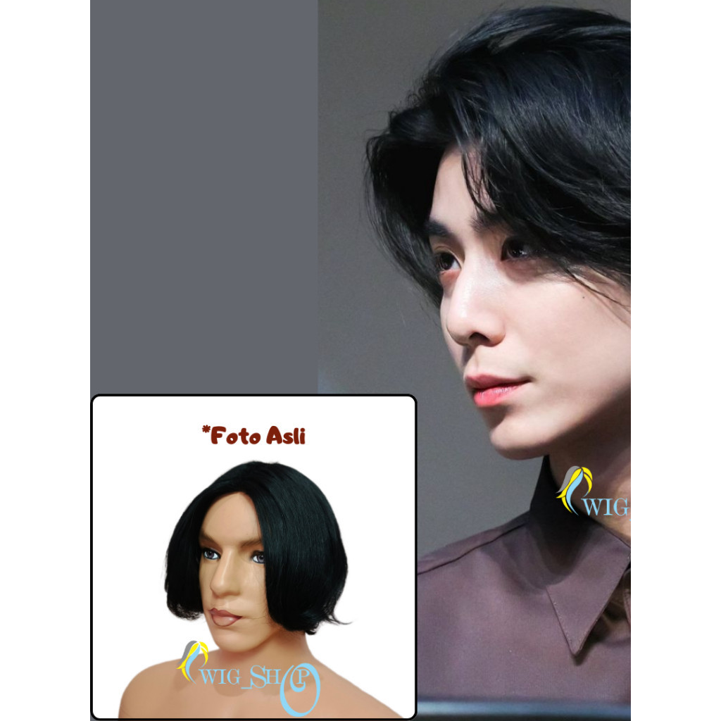 Wig Pria / Wig 04 / Wig Cowok / Wig Korea / Rambut Palsu
