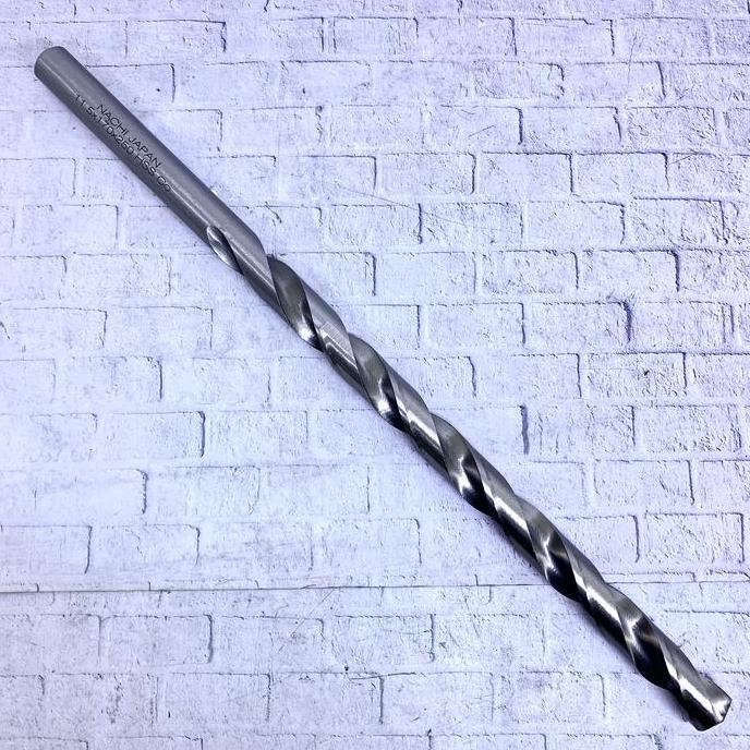 Bor drill 11.5 x 250 mm long NACHI HSS seken bekas Drill bor 11.5x250
