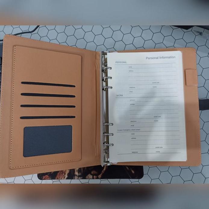 Ready Agenda Note Book Memo Planner Kulit Hard Cover Buku A5( Agenda AR 07 )