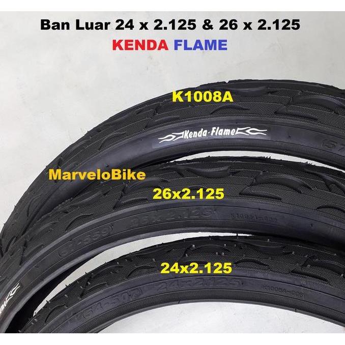 Ban Luar Sepeda 24 x 2.125 26 x 2.125 Kenda Flame K1008A