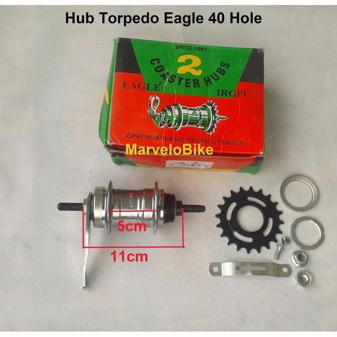 Hub Torpedo Sepeda Onthel Becak Eagle 40 Hole