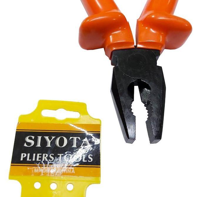 SU - Tang Listrik 1000 Volt Siyota 6" Inci / Tang Electrik Plier Orange Listrik AC 1000v / Tang Komb