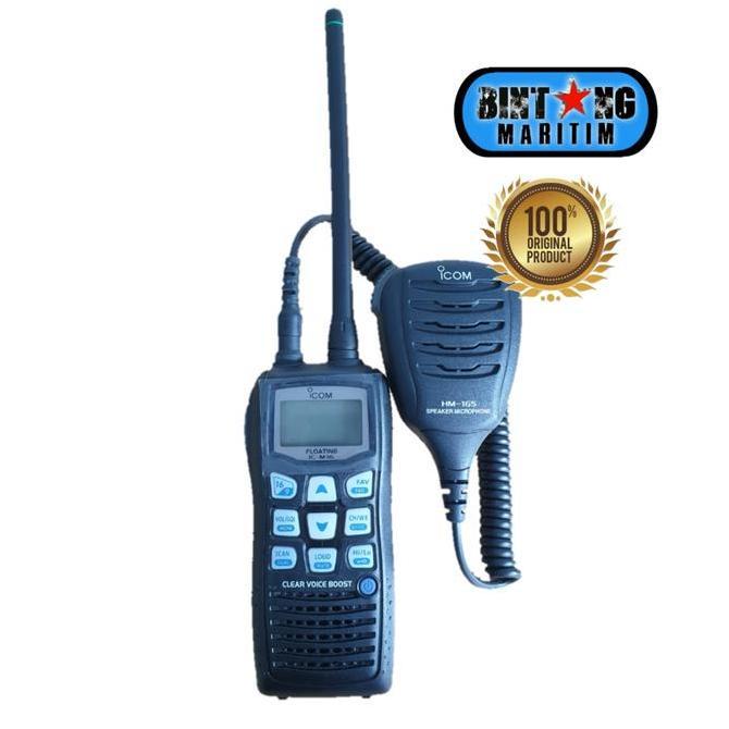 Grosir Hand Mic Icom Hm-165 Original For Icom Ic M25 Ic M34 Ic M36 Ic M37