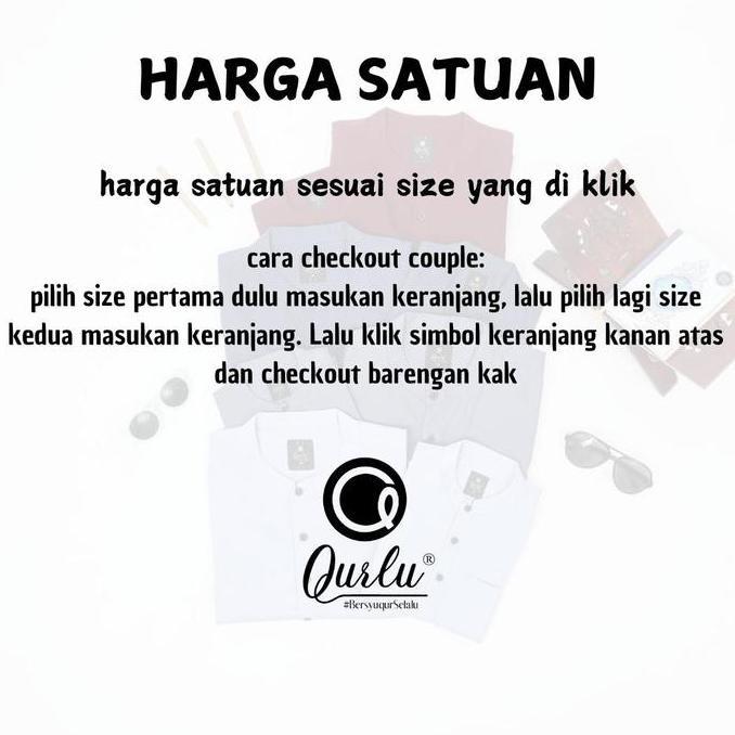 Qurlu - Kemeja Koko Dewasa / Anak Warna Ungu Tua (Bisa Couple Ayah Anak)