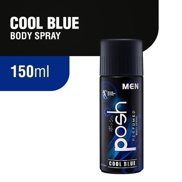 Posh Spray Cologne Men Cool Blue Botol 150 ml x2 - Gambar 2