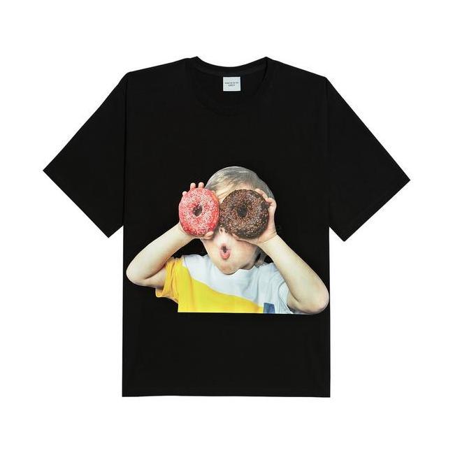 Ad Baby Face Short Sleeve Tshirt Bla Donuts 1 R Kaos Oversize Wanita Pria Acme De La Vie