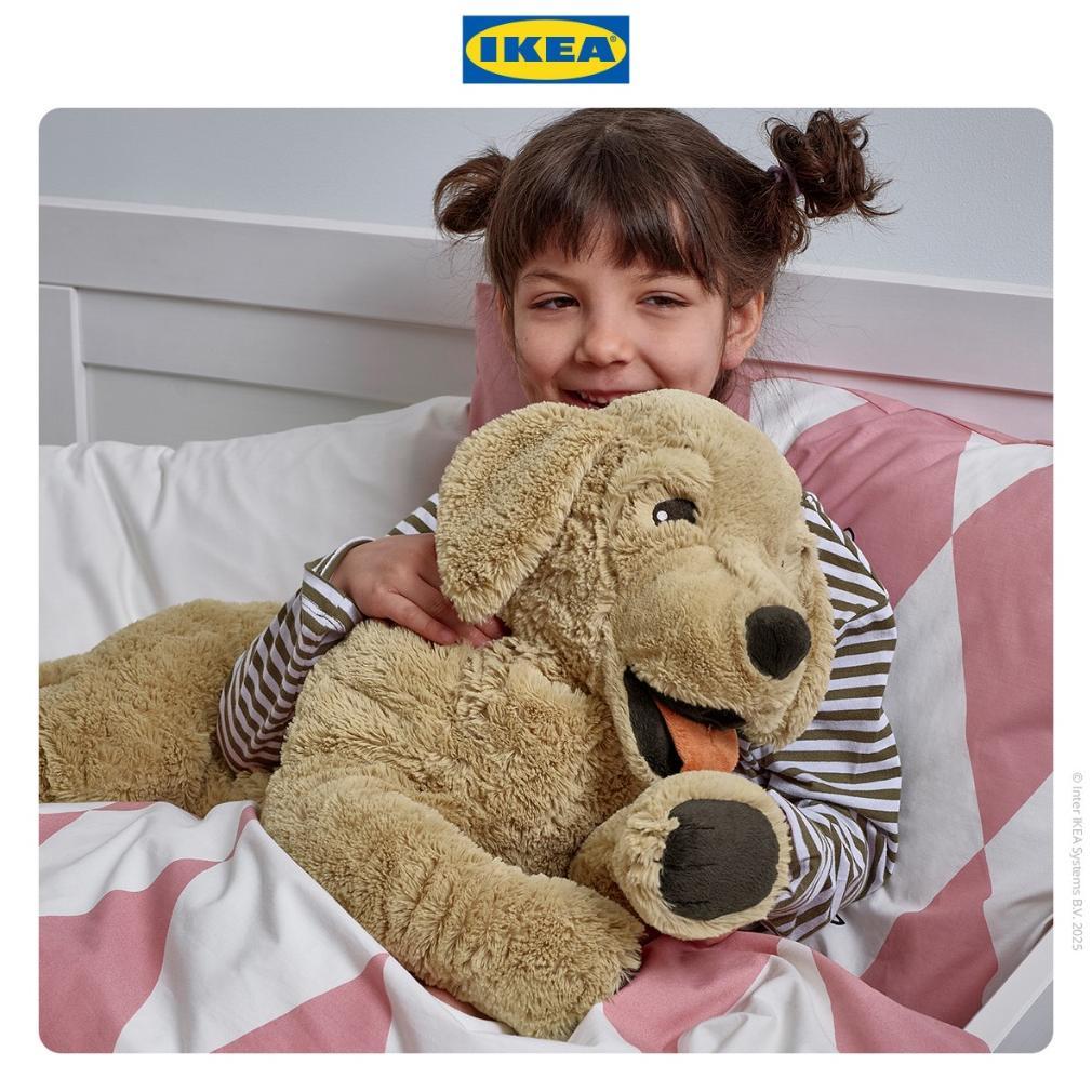 Ikea Gosig Boneka Anjing Bahan Poliester 70 Cm