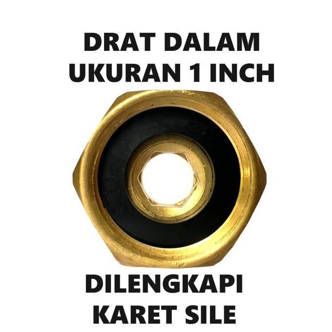 Water Mur Reducer 1 Inch Ke 1/2 Inch Drat Dalam Ke Drat Luar