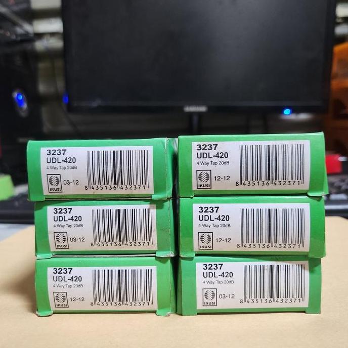 IKUSI Tap Ikusi UDL-420 4 Way Indoor Tap Offs 20dB 5-2300 MHz Model 3237 Ref.3237